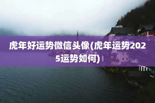 虎年好运势微信头像(虎年运势2025运势如何)