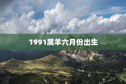 1991属羊六月份出生