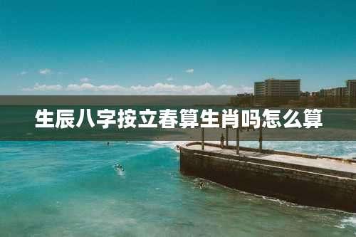 生辰八字按立春算生肖吗怎么算