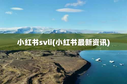 小红书svli(小红书最新资讯)