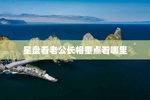 星盘看老公长相重点看哪里