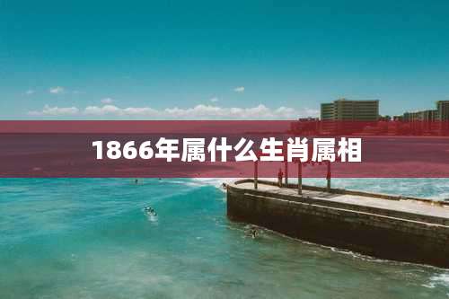 1866年属什么生肖属相