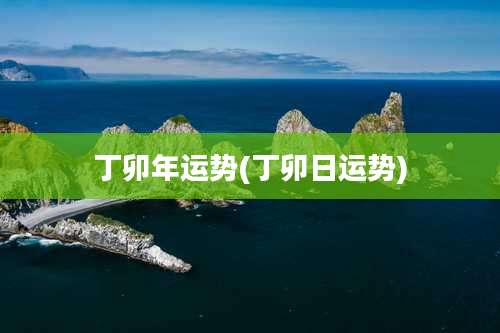 丁卯年运势(丁卯日运势)