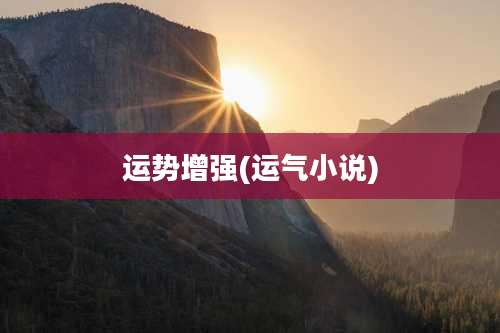 运势增强(运气小说)