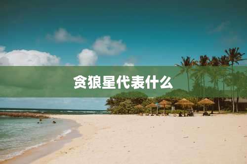 贪狼星代表什么