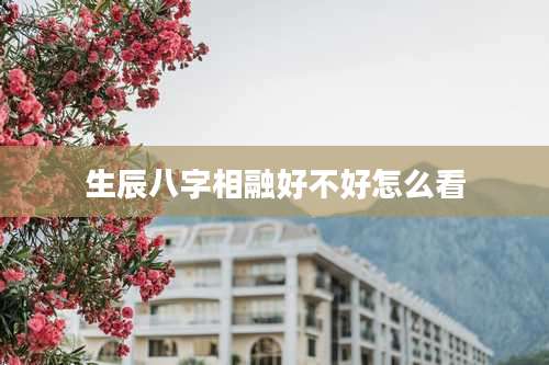 生辰八字相融好不好怎么看