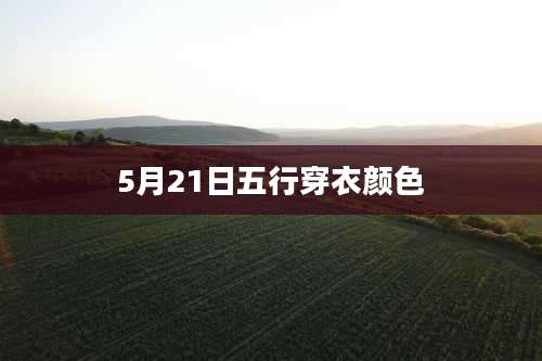 5月21日五行穿衣颜色