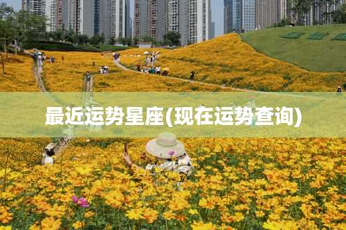 最近运势星座(现在运势查询)