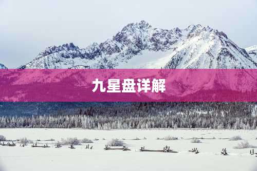 九星盘详解