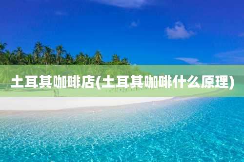 土耳其咖啡店(土耳其咖啡什么原理)