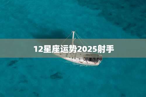 12星座运势2025射手