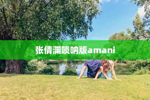 张倩渊唢呐版amani