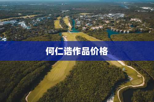 何仁诰作品价格
