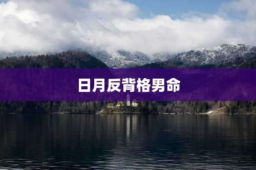 日月反背格男命