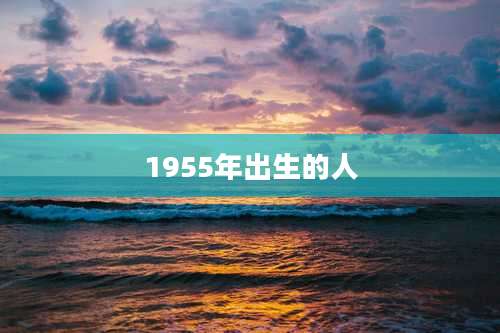 1955年出生的人