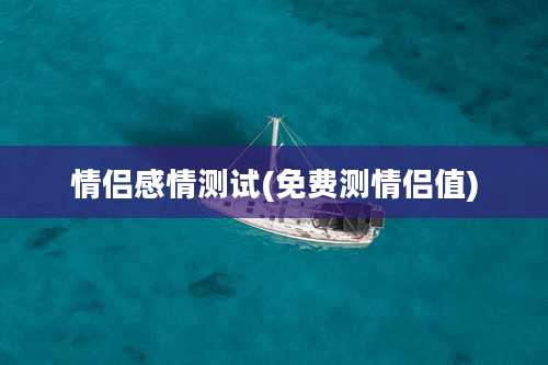 情侣感情测试(免费测情侣值)