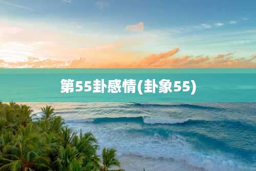 第55卦感情(卦象55)