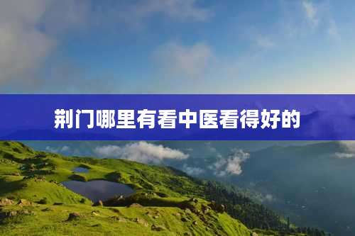 荆门哪里有看中医看得好的
