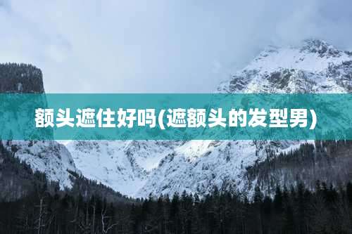 额头遮住好吗(遮额头的发型男)