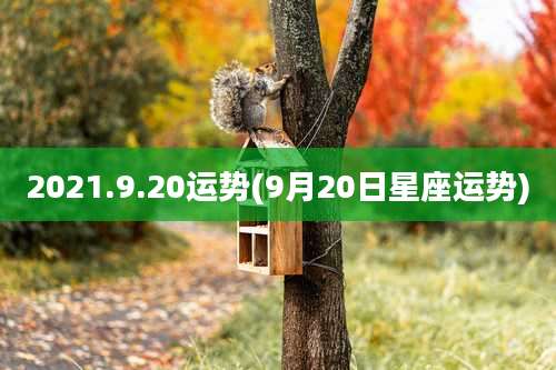 2021.9.20运势(9月20日星座运势)