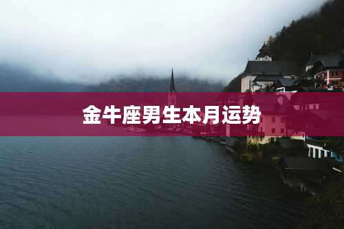 金牛座男生本月运势