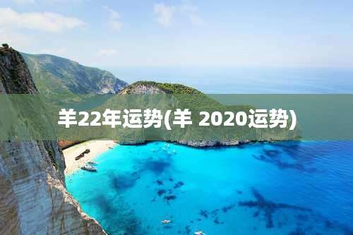 羊22年运势(羊 2020运势)
