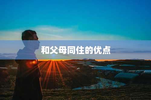 和父母同住的优点