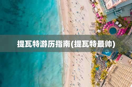 提瓦特游历指南(提瓦特最帅)