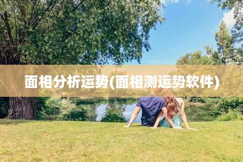 面相分析运势(面相测运势软件)