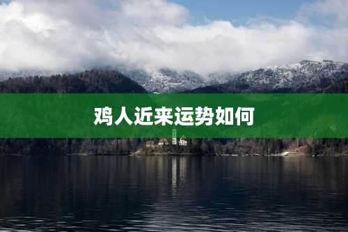 鸡人近来运势如何