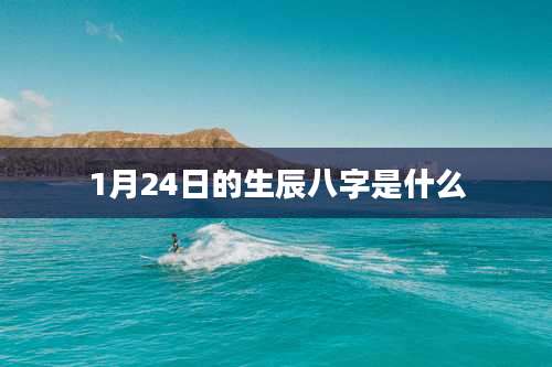 1月24日的生辰八字是什么