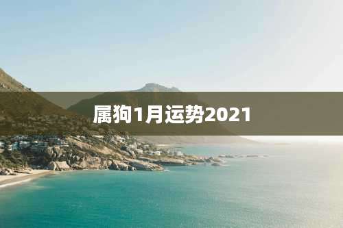 属狗1月运势2021