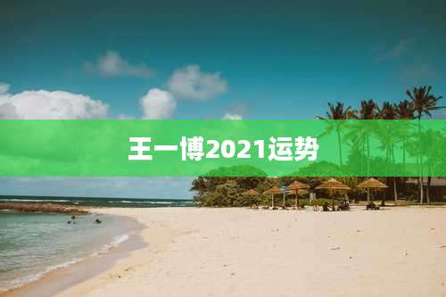 王一博2021运势