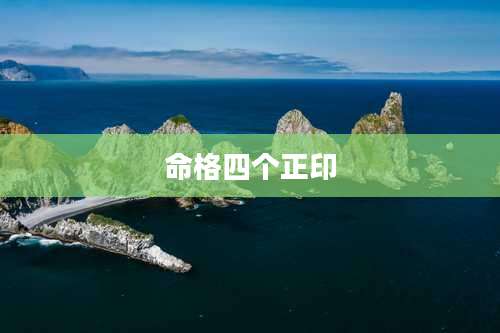 命格四个正印