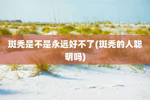 斑秃是不是永远好不了(斑秃的人聪明吗)