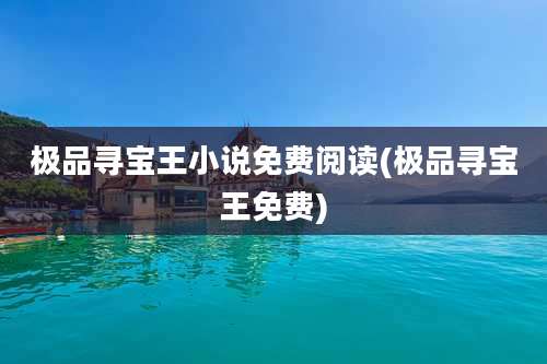 极品寻宝王小说免费阅读(极品寻宝王免费)