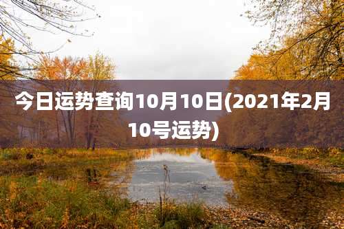 今日运势查询10月10日(2021年2月10号运势)