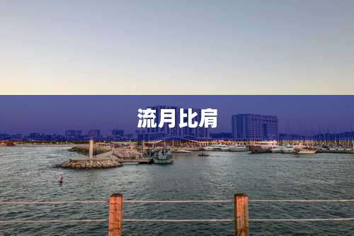 流月比肩