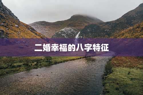 二婚幸福的八字特征