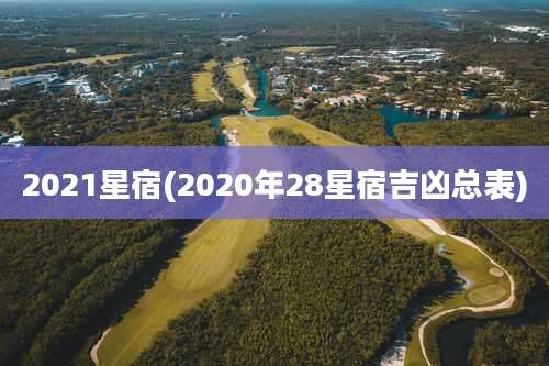 2021星宿(2020年28星宿吉凶总表)