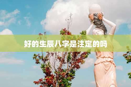 好的生辰八字是注定的吗