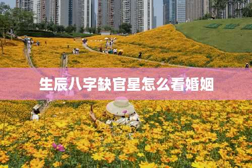 生辰八字缺官星怎么看婚姻