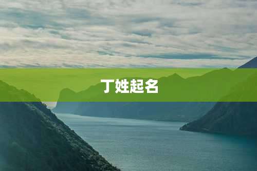 丁姓起名
