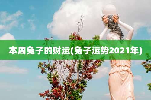 本周兔子的财运(兔子运势2021年)