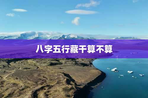 八字五行藏干算不算