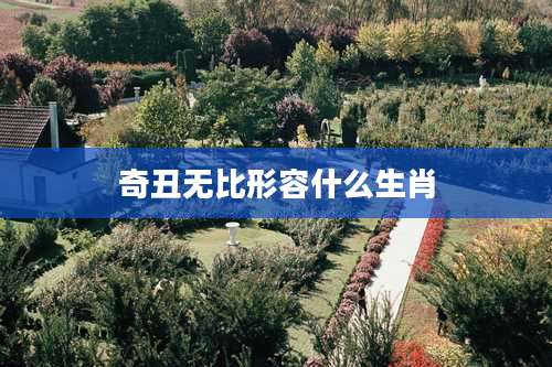 奇丑无比形容什么生肖