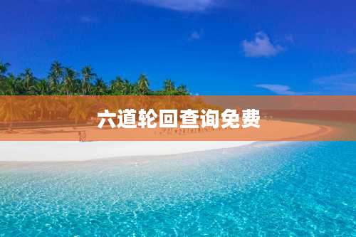 六道轮回查询免费