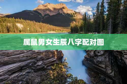 属鼠男女生辰八字配对图