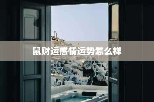 鼠财运感情运势怎么样