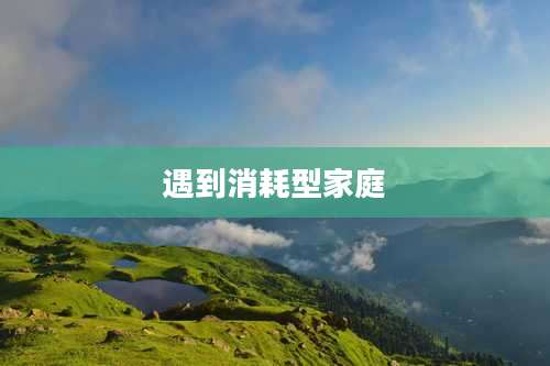 遇到消耗型家庭